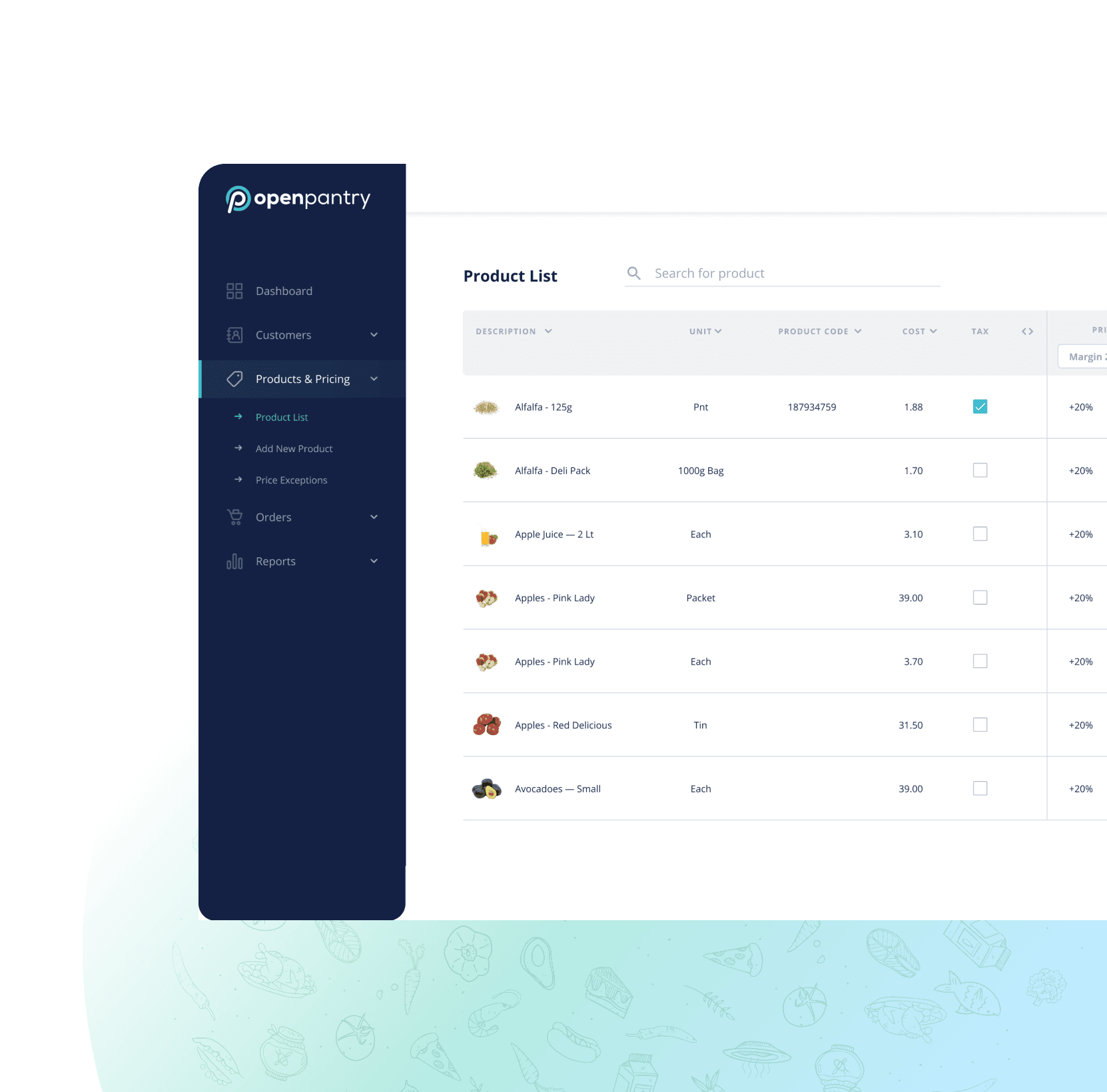 food inventory system