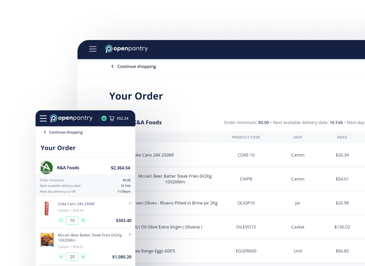 Ol Ordering Software Wholesale Online Ordering System for Restaurants | Open Pantry